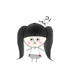 黒髪ぱっつん               ついんちゃん1（個別スタンプ：5）