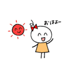 まるまるりぼんの日常（個別スタンプ：5）