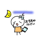 まるまるりぼんの日常（個別スタンプ：8）