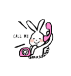 適当に生きるうさぎ（個別スタンプ：4）