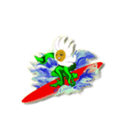 Daisy Sun Holiday（個別スタンプ：5）