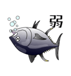 Blue fin tuna fish sticker（個別スタンプ：10）