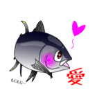 Blue fin tuna fish sticker（個別スタンプ：37）