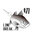 Lure-fishing sea bass（個別スタンプ：13）