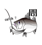 Lure-fishing sea bass（個別スタンプ：21）