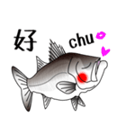 Lure-fishing sea bass（個別スタンプ：25）
