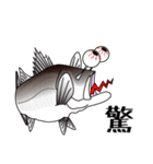 Lure-fishing sea bass（個別スタンプ：29）