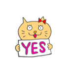 キモカワネコさん（個別スタンプ：7）