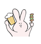 ただのうさぎさんです...。（個別スタンプ：4）