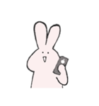 ただのうさぎさんです...。（個別スタンプ：5）