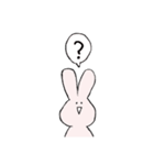 ただのうさぎさんです...。（個別スタンプ：6）