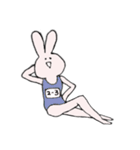 ただのうさぎさんです...。（個別スタンプ：10）