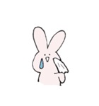 ただのうさぎさんです...。（個別スタンプ：14）