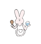 ただのうさぎさんです...。（個別スタンプ：19）