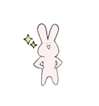 ただのうさぎさんです...。（個別スタンプ：21）