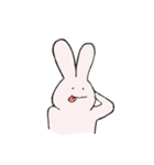 ただのうさぎさんです...。（個別スタンプ：22）