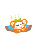 ミカンクマの日常（個別スタンプ：1）