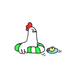 ニワトリのコウ（個別スタンプ：7）