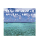 沖縄の風景絵葉書と水中生物の日常会話です（個別スタンプ：37）