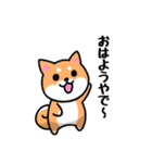 大阪弁の柴犬さん (リメイク)（個別スタンプ：1）