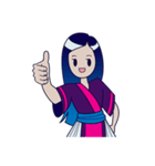 Cute Hmong Girl（個別スタンプ：3）