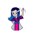 Cute Hmong Girl（個別スタンプ：4）