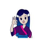 Cute Hmong Girl（個別スタンプ：8）