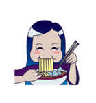 Cute Hmong Girl（個別スタンプ：24）