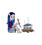 Cute Hmong Girl（個別スタンプ：25）