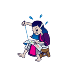 Cute Hmong Girl（個別スタンプ：38）
