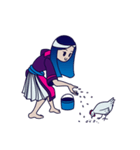 Cute Hmong Girl（個別スタンプ：39）