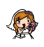 Sassy Bridal Girl（個別スタンプ：5）