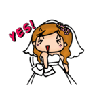 Sassy Bridal Girl（個別スタンプ：6）