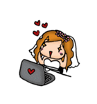 Sassy Bridal Girl（個別スタンプ：10）