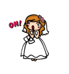 Sassy Bridal Girl（個別スタンプ：25）