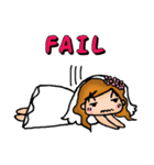 Sassy Bridal Girl（個別スタンプ：26）
