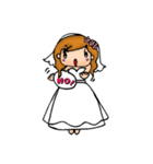 Sassy Bridal Girl（個別スタンプ：27）