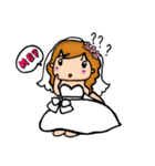 Sassy Bridal Girl（個別スタンプ：35）