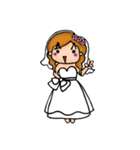 Sassy Bridal Girl（個別スタンプ：37）