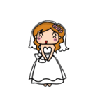 Sassy Bridal Girl（個別スタンプ：39）
