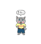 Days of the gray-colored cat（個別スタンプ：4）