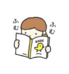 おんなのことひよこたち 日常編（個別スタンプ：3）