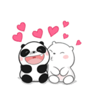 Panda Bear in BLACK ＆ WHITE（個別スタンプ：11）
