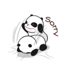 Panda Bear in BLACK ＆ WHITE（個別スタンプ：19）