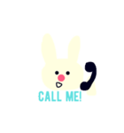 うさぎの週末（個別スタンプ：3）