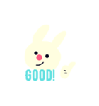 うさぎの週末（個別スタンプ：4）