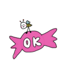 みつばちさんからこんちは！（個別スタンプ：2）