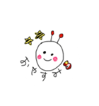 みつばちさんからこんちは！（個別スタンプ：4）