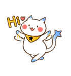 かわいい小動物-黑白貓咪篇（個別スタンプ：1）