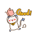 かわいい小動物-黑白貓咪篇（個別スタンプ：2）